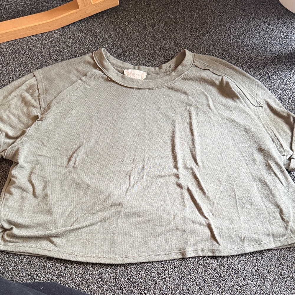 Altar'd State Olive Crop Top